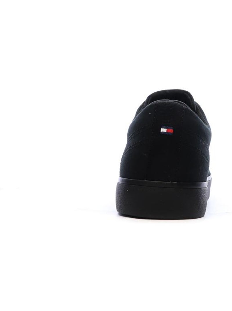 Sapatilhas Tommy Hilfiger Th Hi Vulc Low Core Pretas para Homem Preto - Kiabi