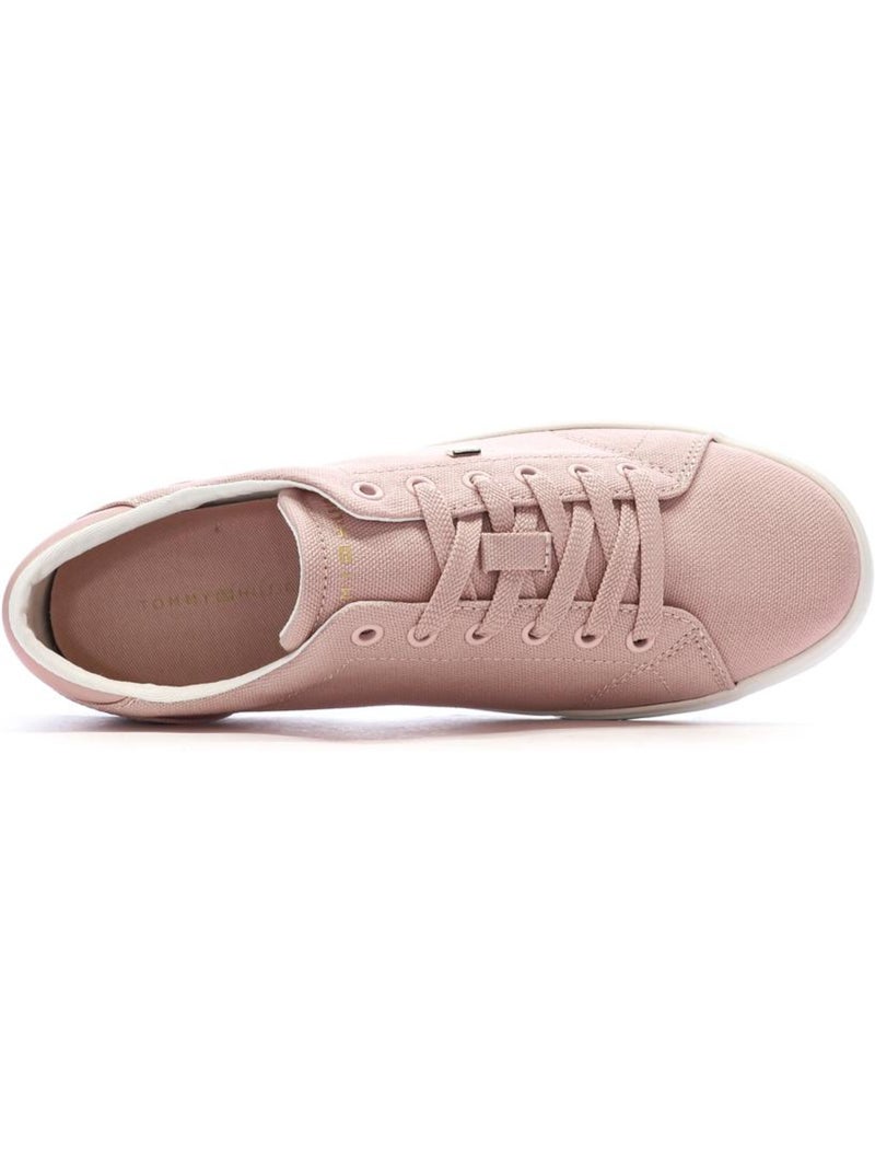 Sapatilhas tommy hilfiger th low profile rosa para mulher Rosa - Kiabi