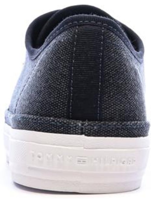 Sapatilhas Tommy Hilfiger Washed Marinhas para Mulher - Kiabi Sapatilhas Tommy Hilfiger Washed Marinhas para Mulher - Kiabi