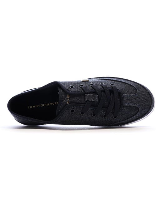 Sapatilhas Tommy Hilfiger Washed Marinhas para Mulher - Kiabi Sapatilhas Tommy Hilfiger Washed Marinhas para Mulher - Kiabi