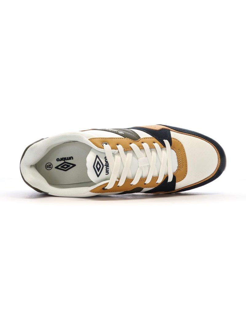 Sapatilhas Umbro 973590 para Homem em Preto, Branco e Camel Preto - Kiabi