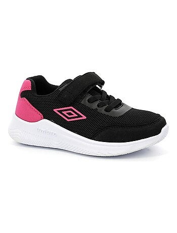 Sapatilhas Umbro Nateo para Menina - Preto/Rosa - Estilo e Conforto Desportivo