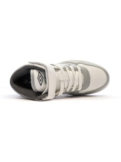Sapatilhas Umbro Olly para Menino Branco/Cinzento - Kiabi