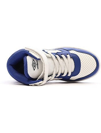 Sapatilhas Umbro Olly VLC para Menino, Azul, Branco e Vermelho