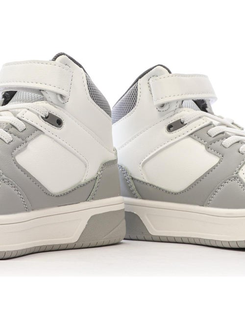 Sapatilhas Umbro Olly VLC para Menino em Cinzento, Branco e Vermelho - Kiabi