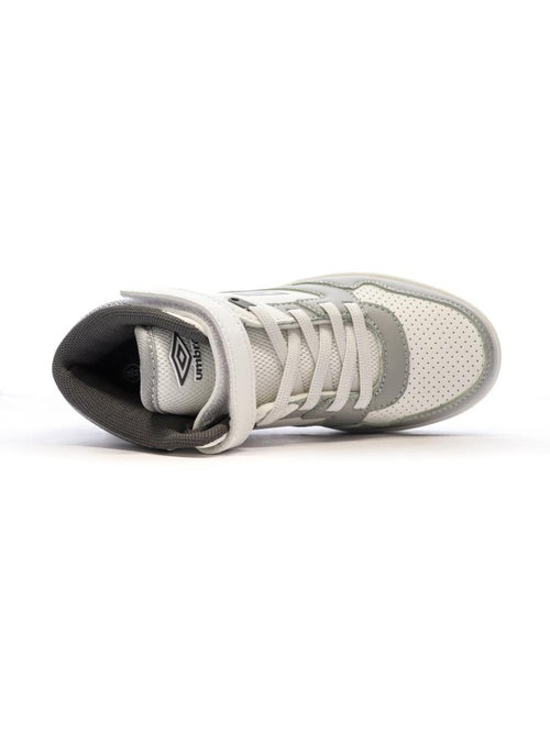 Sapatilhas Umbro Olly VLC para Menino em Cinzento, Branco e Vermelho - Kiabi