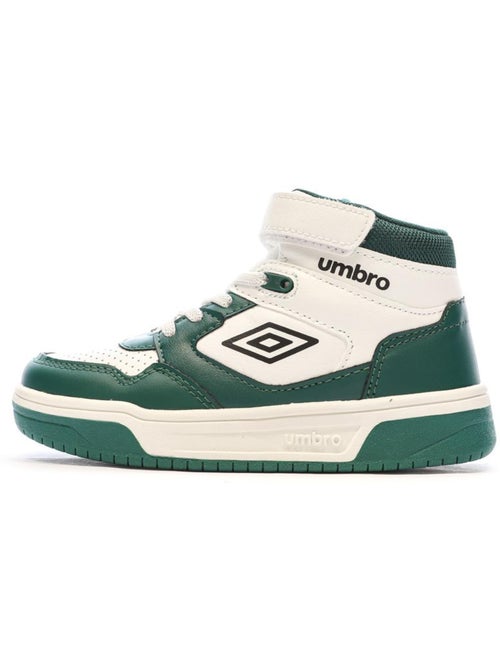 Sapatilhas Umbro Olly VLC para Menino em Verde, Branco e Vermelho - Kiabi