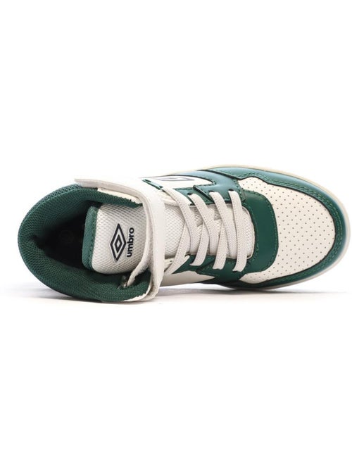 Sapatilhas Umbro Olly VLC para Menino em Verde, Branco e Vermelho - Kiabi