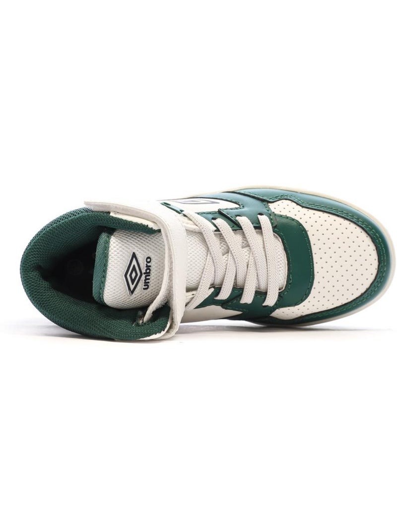 Sapatilhas Umbro Olly VLC para Menino em Verde, Branco e Vermelho Verde - Kiabi