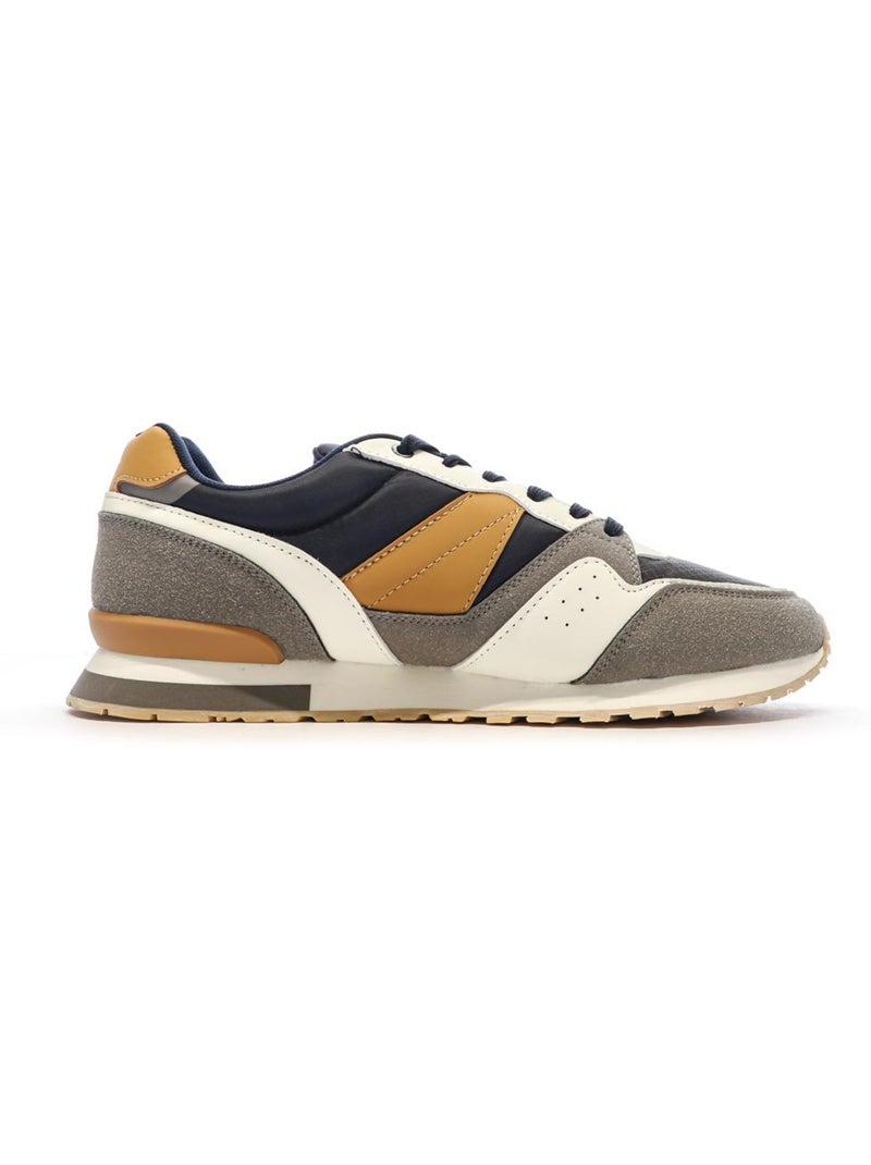 Sapatilhas Umbro para Homem Branco/Azul-Marinho/Camel 973590 Preto - Kiabi