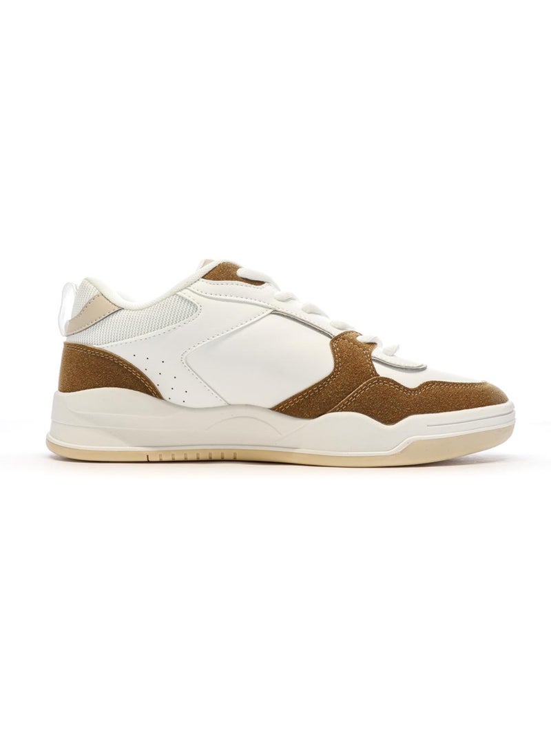 Sapatilhas umbro tywen para homem em branco, bege e camel Castanho-capuccino - Kiabi
