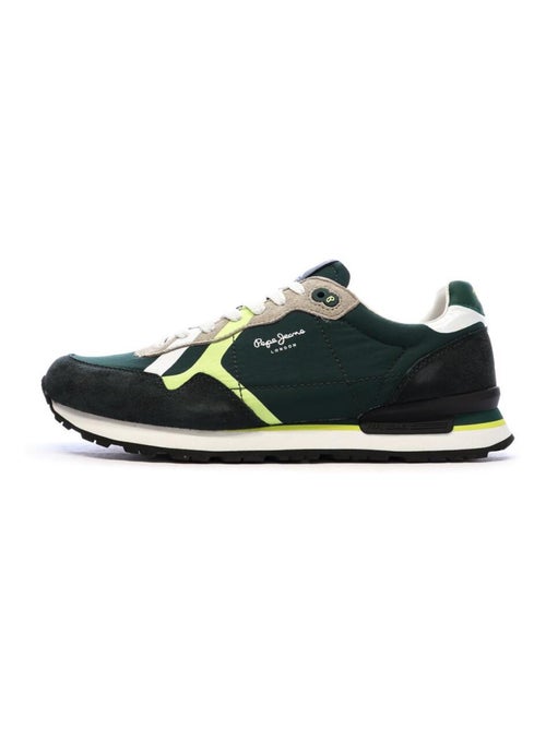 Sapatilhas Verdes Masculinas Pepe Jeans Brit Road - Kiabi Sapatilhas Verdes Masculinas Pepe Jeans Brit Road - Kiabi