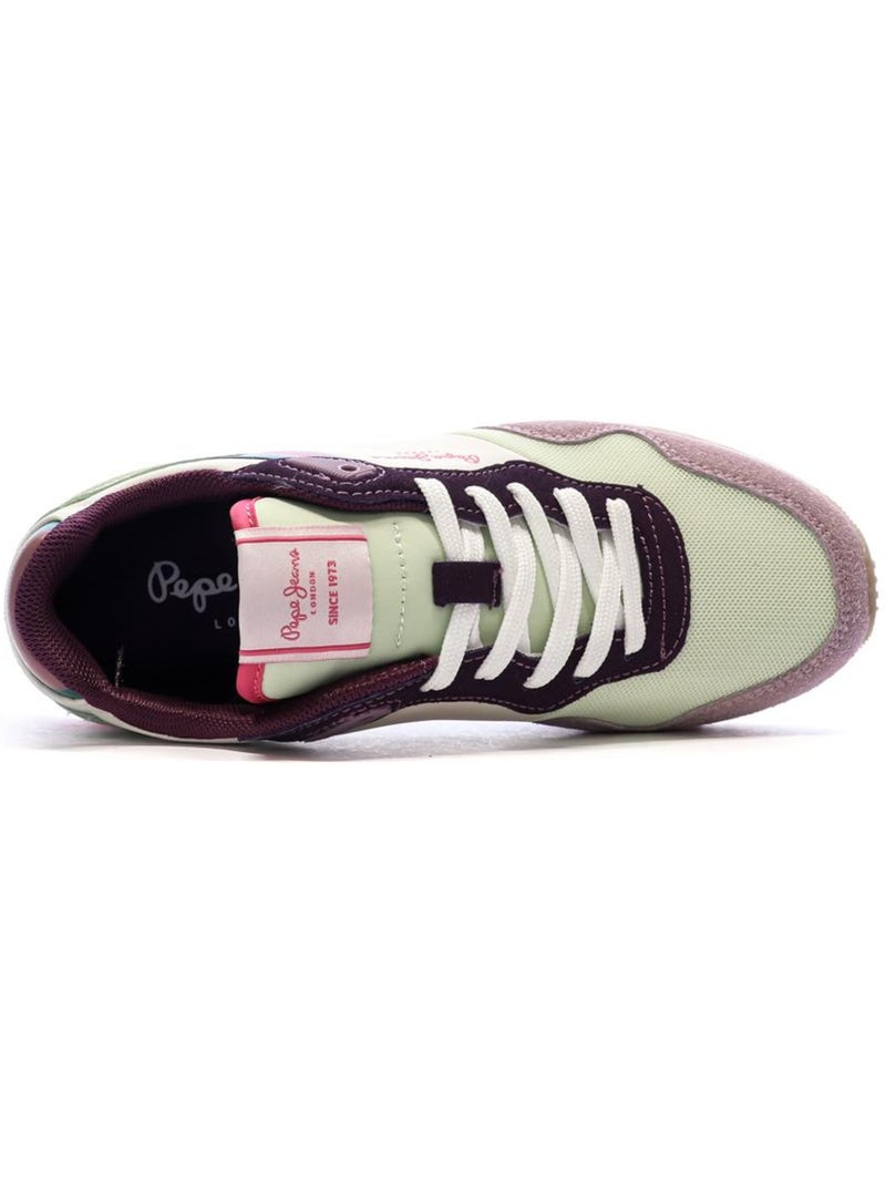 Sapatilhas violeta para mulher pepe jeans london band Roxo - Kiabi