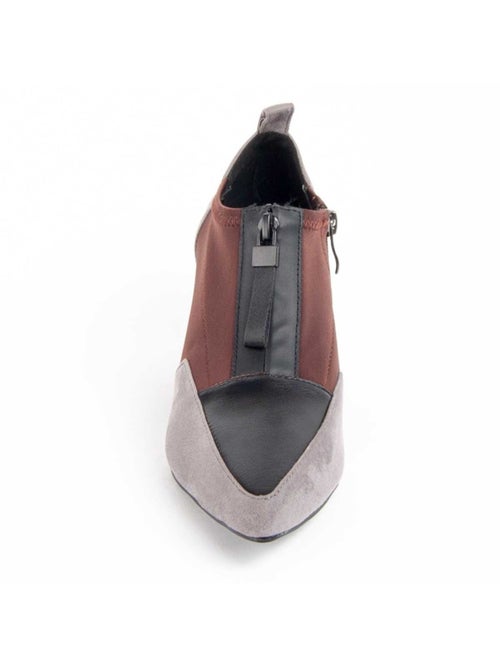Sapato Com Salto Material Sintético E Têxtil Montevita - Kiabi Sapato Com Salto Material Sintético E Têxtil Montevita - Kiabi