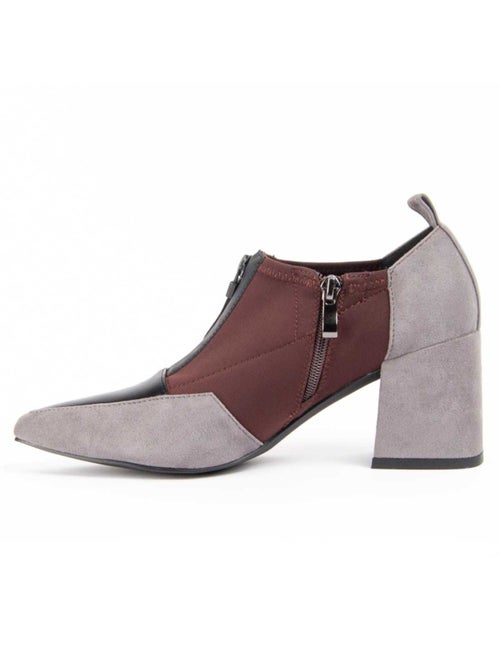 Sapato Com Salto Material Sintético E Têxtil Montevita - Kiabi Sapato Com Salto Material Sintético E Têxtil Montevita - Kiabi