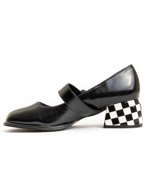 Sapato Com Salto Material Sintético E Têxtil Montevita - Kiabi Sapato Com Salto Material Sintético E Têxtil Montevita - Kiabi