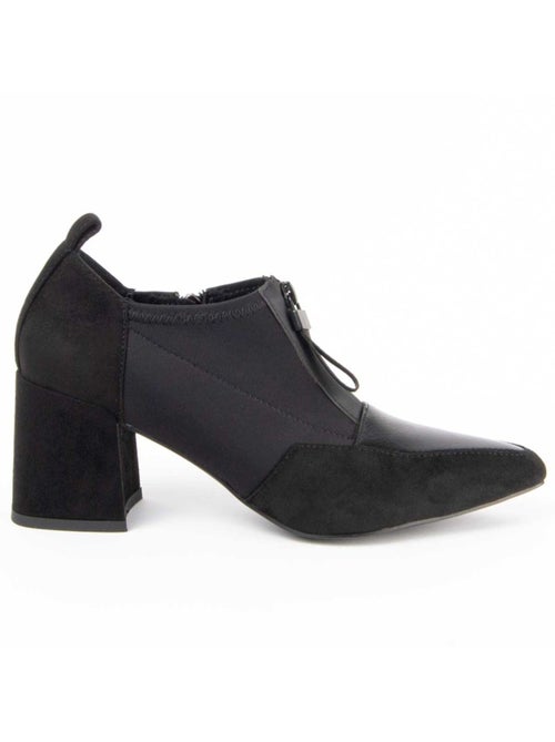 Sapato Com Salto Material Sintético E Têxtil Montevita - Kiabi Sapato Com Salto Material Sintético E Têxtil Montevita - Kiabi