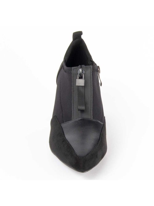 Sapato Com Salto Material Sintético E Têxtil Montevita - Kiabi Sapato Com Salto Material Sintético E Têxtil Montevita - Kiabi