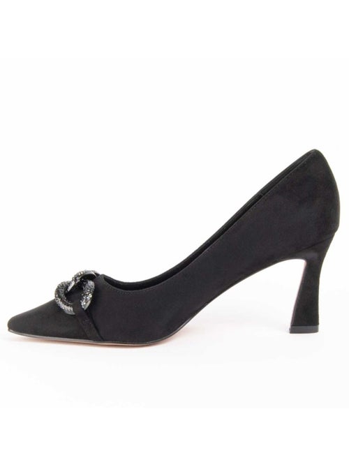 Sapato Com Salto Material Sintético E Têxtil Montevita - Kiabi Sapato Com Salto Material Sintético E Têxtil Montevita - Kiabi