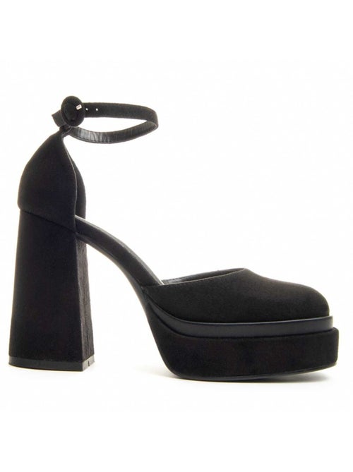 Sapato Com Salto Material Sintético E Têxtil Montevita - Kiabi Sapato Com Salto Material Sintético E Têxtil Montevita - Kiabi
