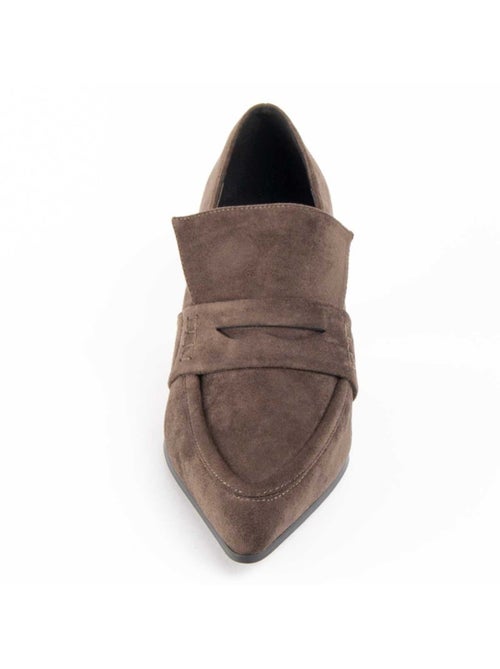 Sapato Com Salto Material Sintético E Têxtil Montevita - Kiabi Sapato Com Salto Material Sintético E Têxtil Montevita - Kiabi
