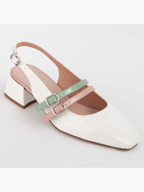 Sapato Com Salto Material Sintético Montevita - Kiabi Sapato Com Salto Material Sintético Montevita - Kiabi