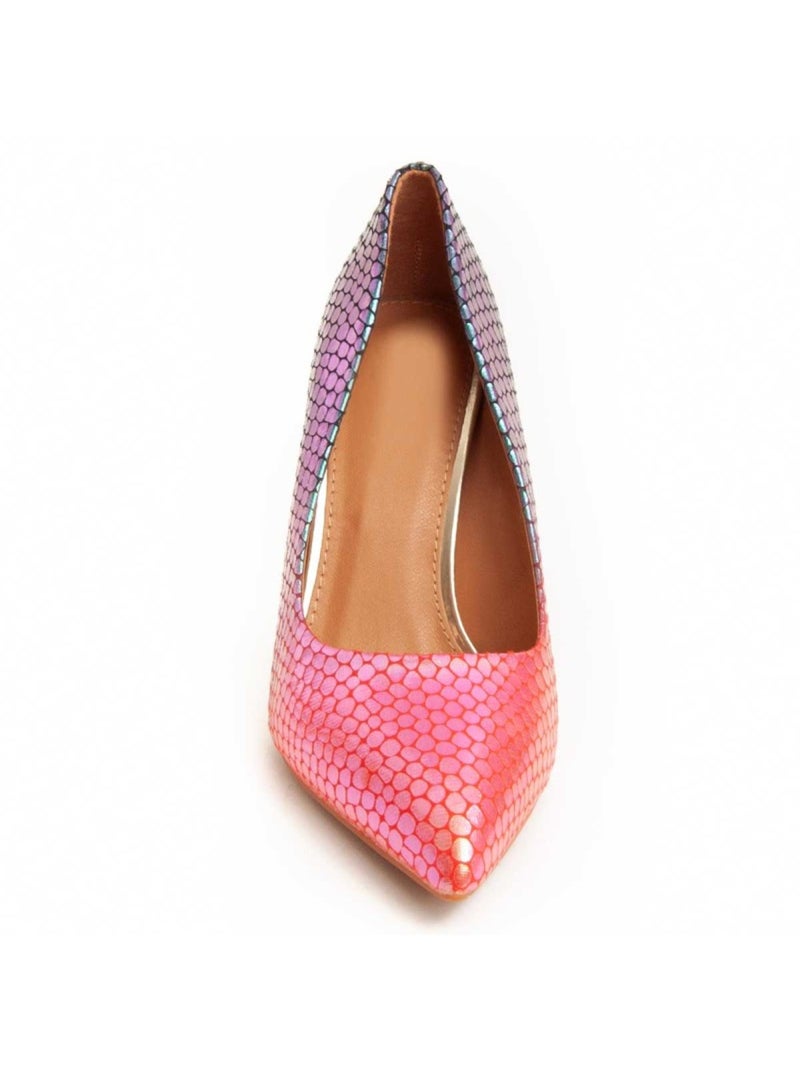 Sapato Com Salto Material Sintético Montevita Multicolorido - Kiabi