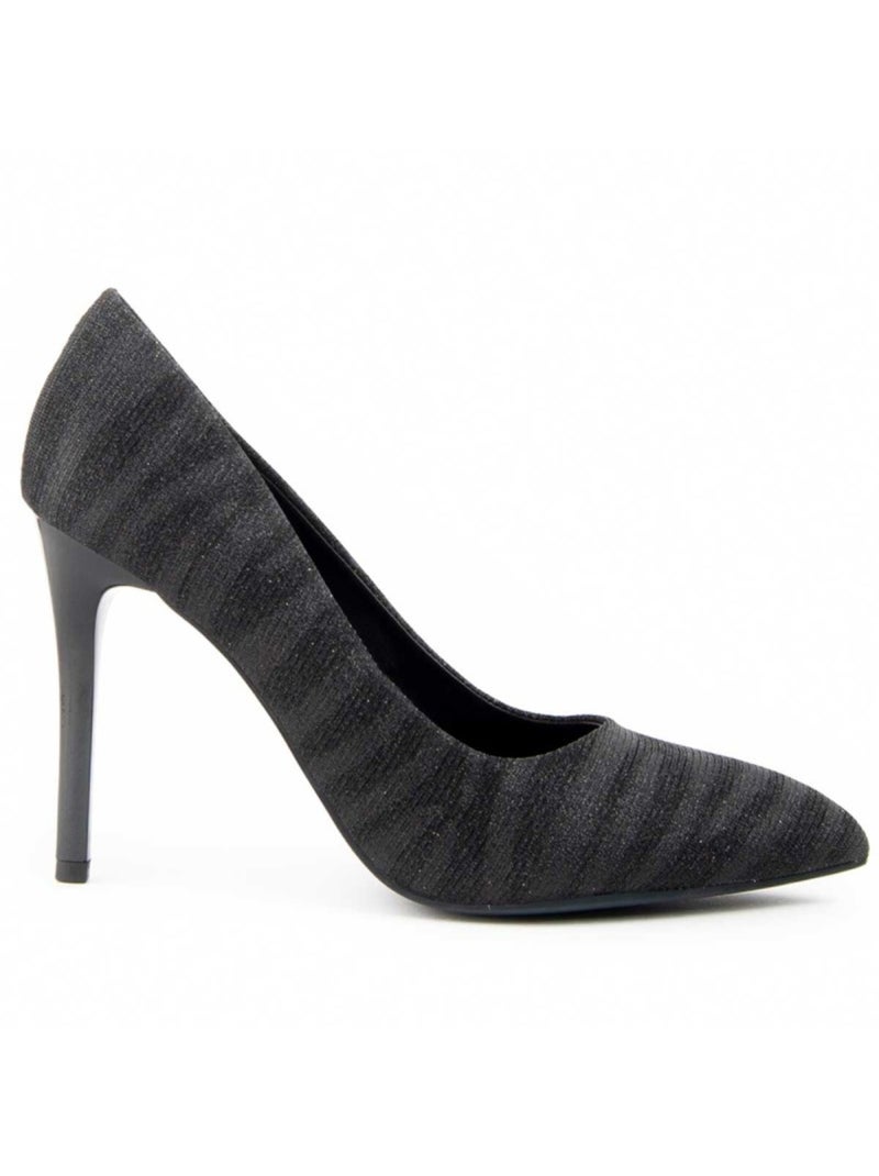 Sapato Com Salto Material Sintético Montevita Preto - Kiabi