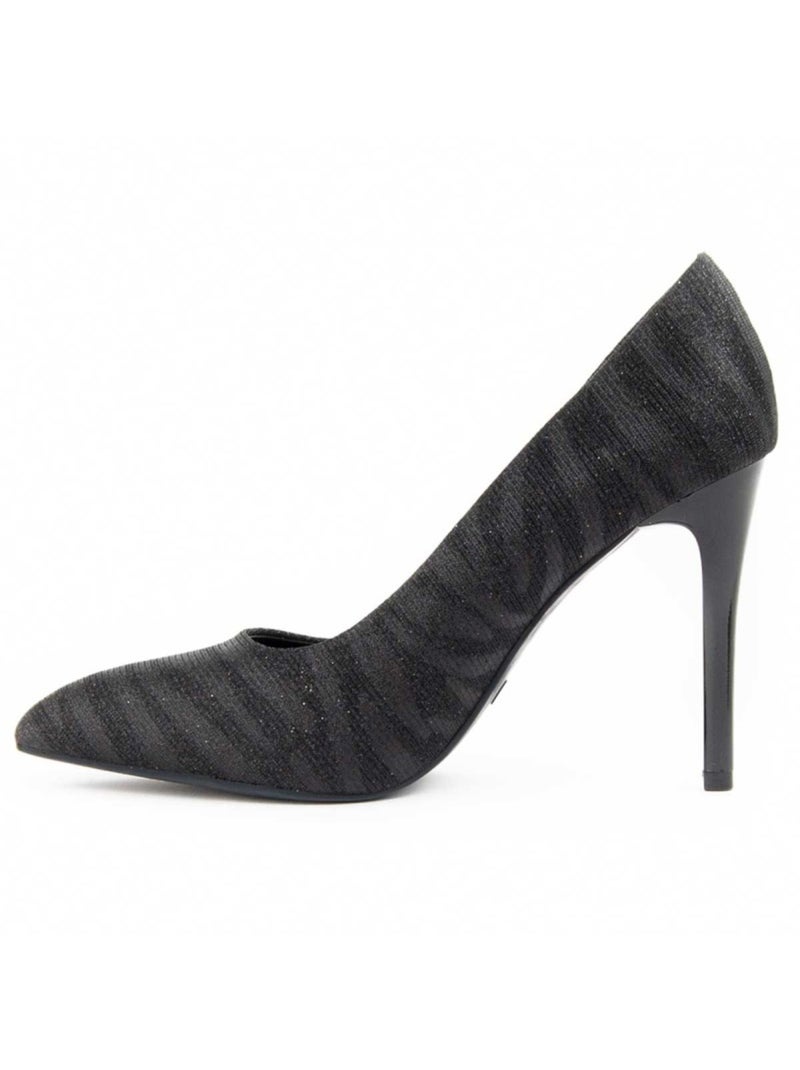 Sapato Com Salto Material Sintético Montevita Preto - Kiabi
