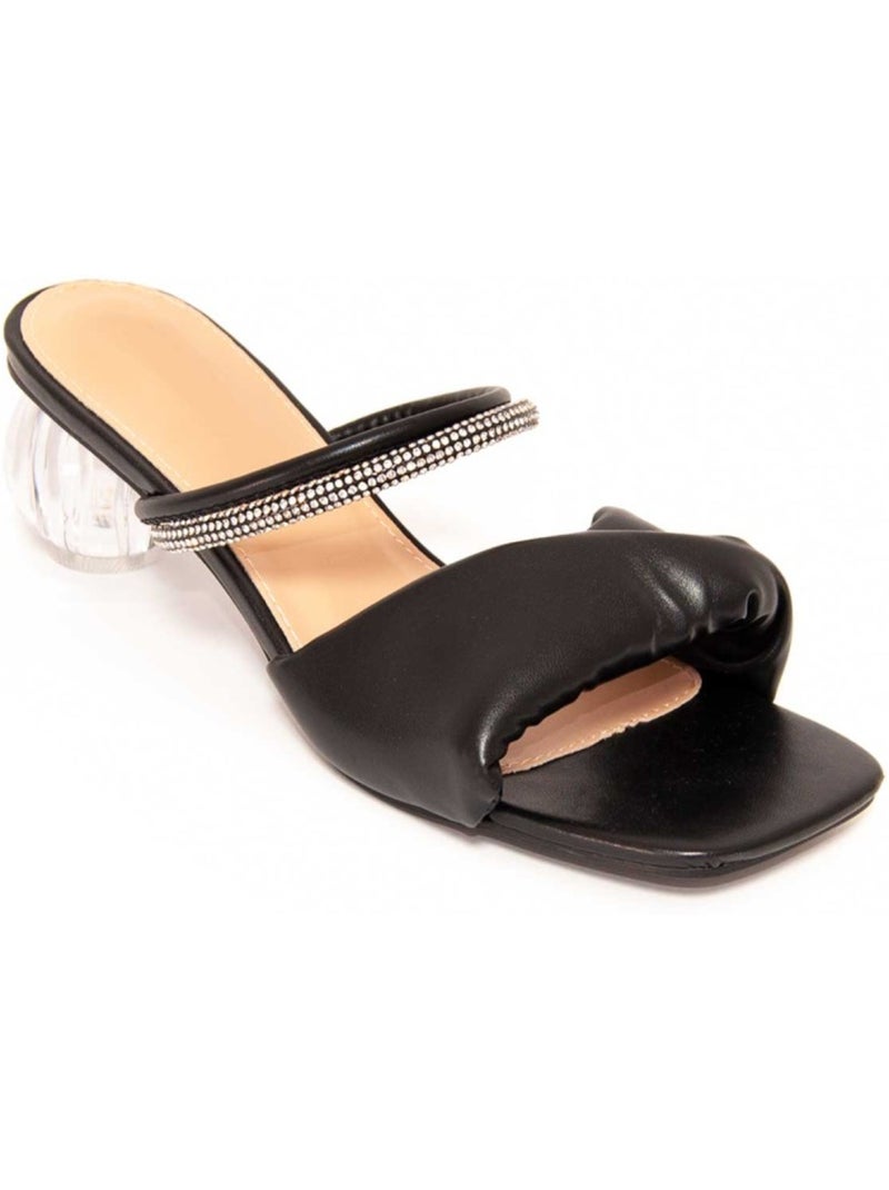 Sapato Com Salto Material Sintético Montevita Preto - Kiabi
