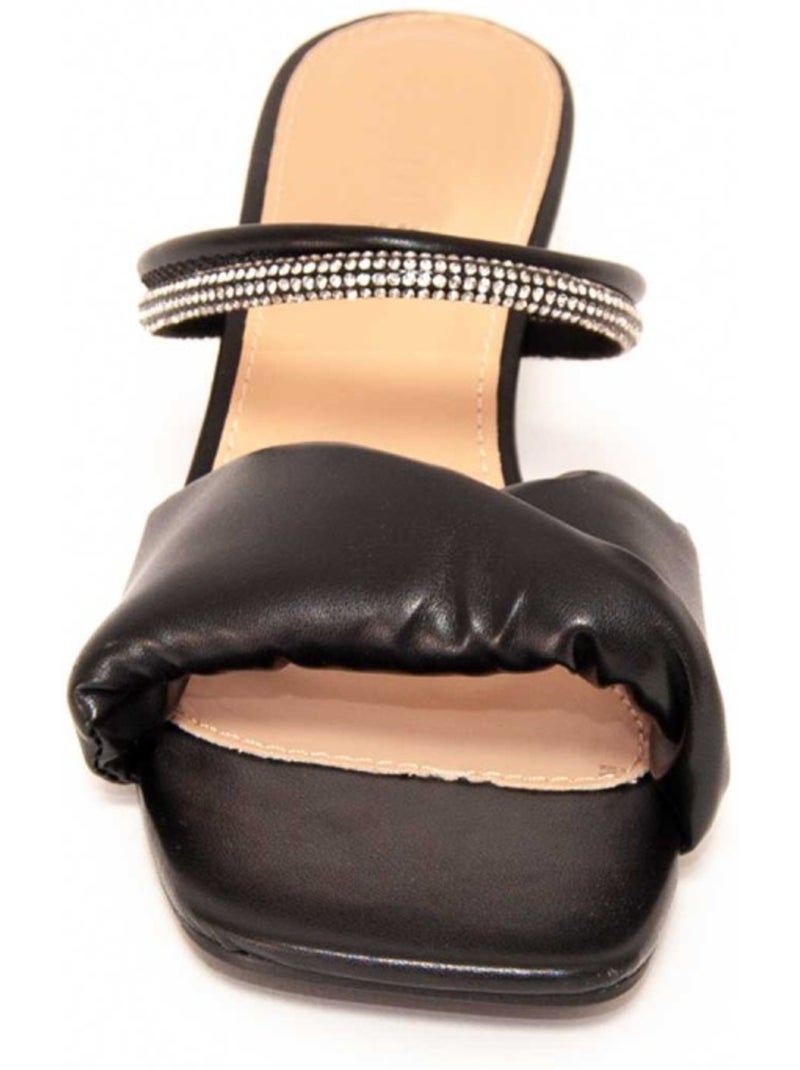 Sapato Com Salto Material Sintético Montevita Preto - Kiabi