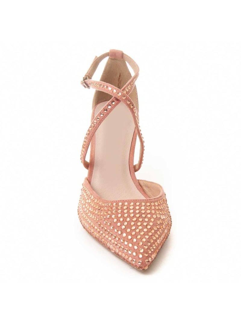 Sapato Com Salto Material Sintético Montevita Rosa - Kiabi