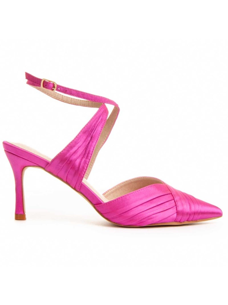 Sapato Com Salto Material Sintético Montevita Rosa - Kiabi