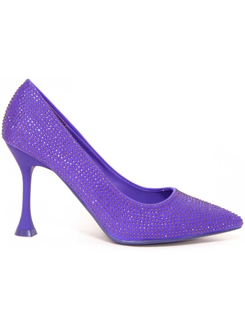 Sapato Com Salto Material Sintético Montevita Roxo - Kiabi