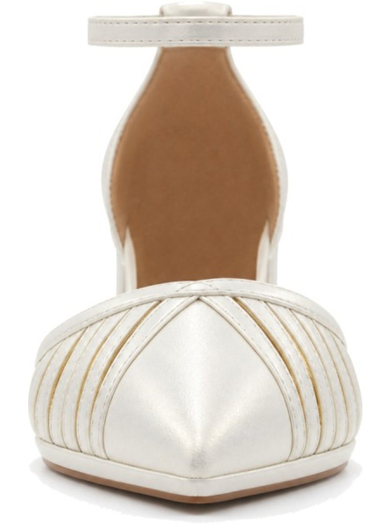 Sapato de salto material sintético montevita Dourado/Ouro - Kiabi
