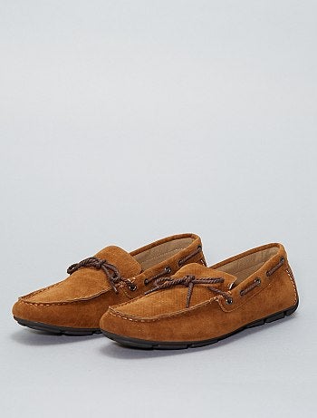 Sapato de vela em pele sintética - Kiabi