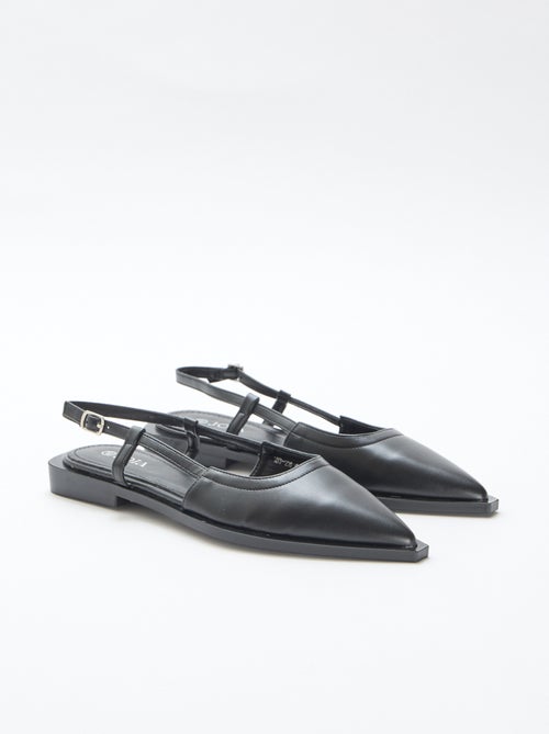 Sapatos abertos de bico fino - Kiabi