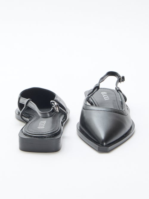 Sapatos abertos de bico fino - Kiabi