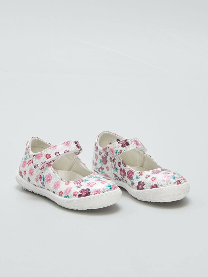Sapatos babies com motivo floral ROSA - Kiabi