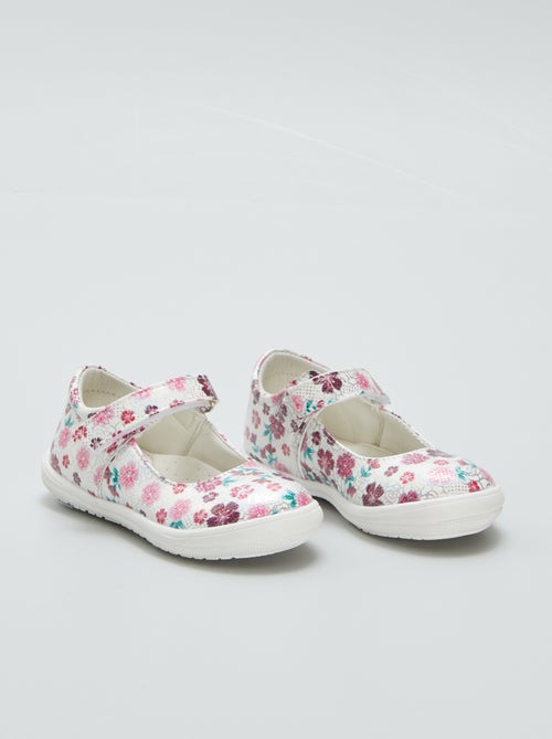 Sapatos babies com motivo floral - Kiabi