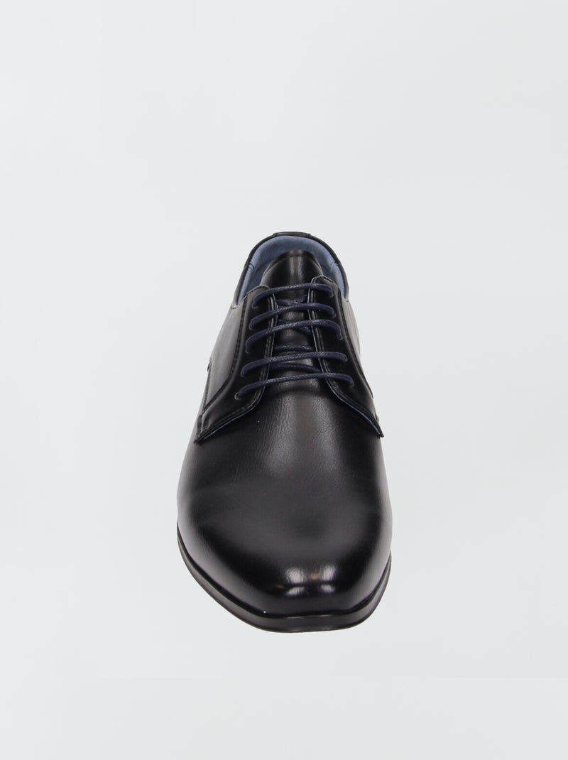 Sapatos citadinos com atacadores PRETO - Kiabi