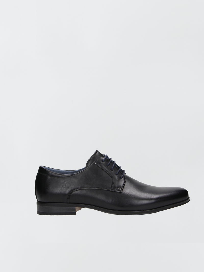 Sapatos citadinos com atacadores PRETO - Kiabi