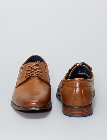 Sapatos citadinos em pele sintética - Kiabi