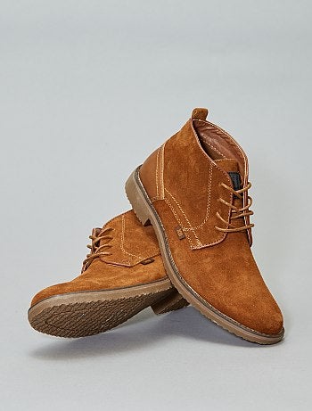 Sapatos citadinos subidos em couro 'XTI' - Kiabi