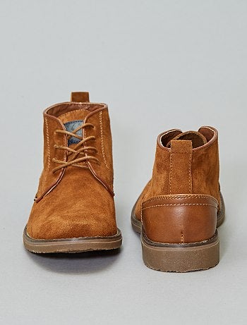 Sapatos citadinos subidos em couro 'XTI' - Kiabi