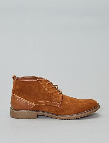 Sapatos citadinos subidos em couro 'XTI' - Kiabi