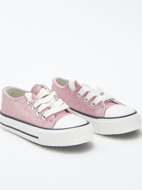Sapatos com efeito brilhante - Kiabi