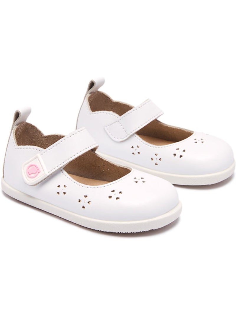 Sapatos com tira conguitos barefoot Branco - Kiabi