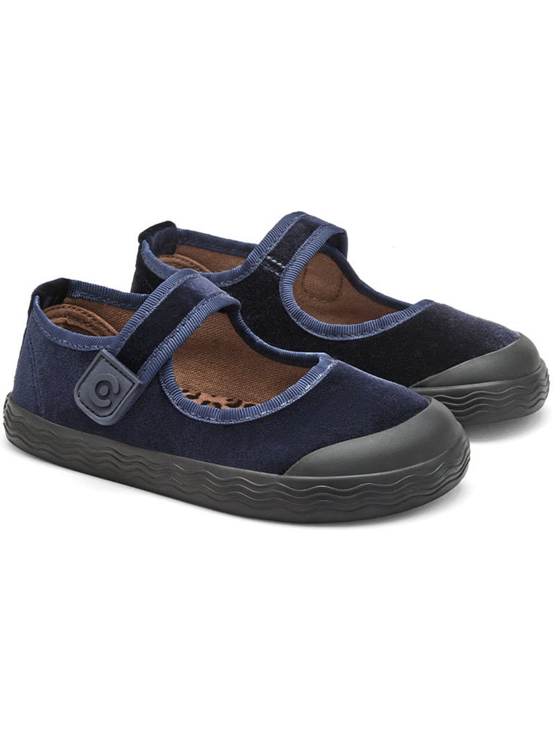 Sapatos com tira conguitos barefoot goflex Azul-marinho - Kiabi