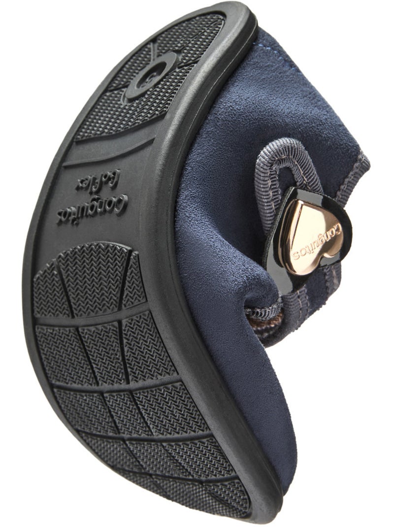 Sapatos com tira conguitos barefoot goflex Azul-marinho - Kiabi